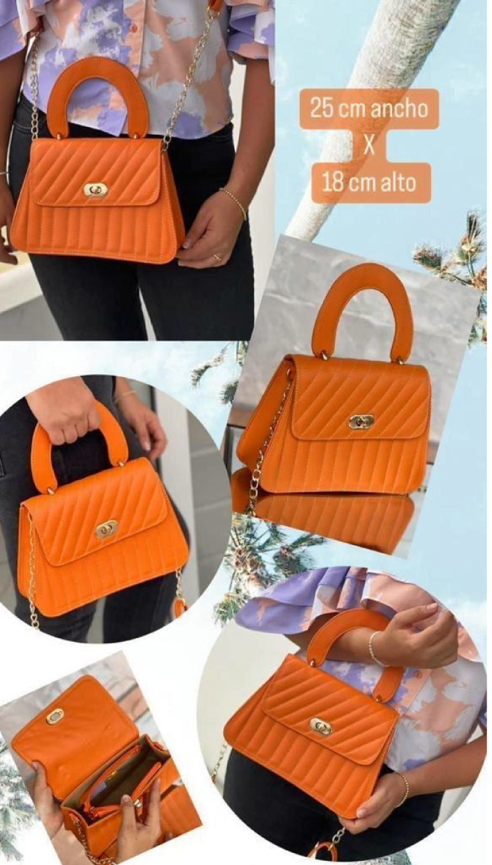 cajita venetus bolso color naranja comprar tienda onlineshoppingcenterg centro de compras enlinea osc